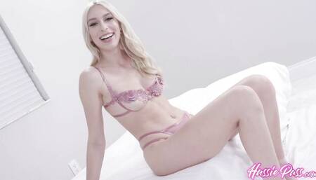 Interracial blonde clip with mysterious Kay Love from Hussie Pass