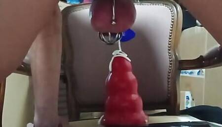 Me Opening My Sissy Cunt