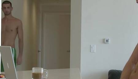 Jake Steel, Preston Steel are more than roomates, and get caught looking - MEN