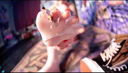 Giantess Dominates Foot Slave