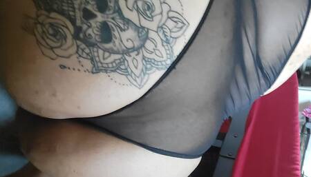 Sissy riding her daddy