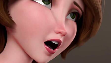 Big Hero 6 - Aunt Cass First Time Anal (Animation with Sound)