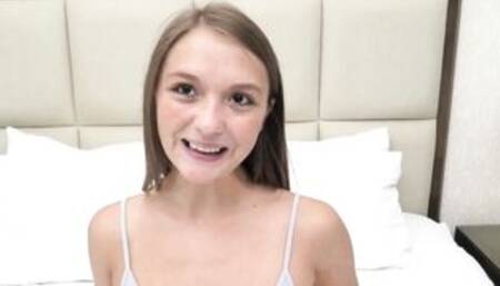 She is teenie and brand new eating butt on camera