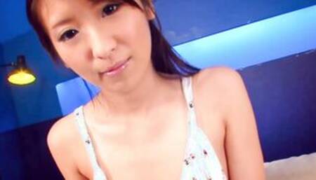 Thin 19 yo years older asia young woman hooker with bushy pussy getting jizzed from client