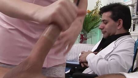 Blonde nurses get their milf slits used by the patients during hardcore group sex