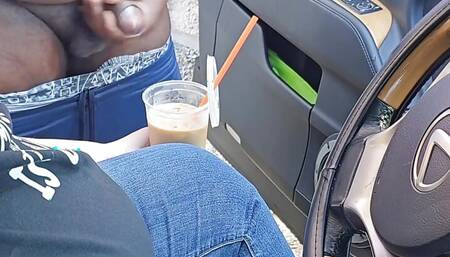 I asked a stranger on the side of the street to jerk off and cum in my ice coffee