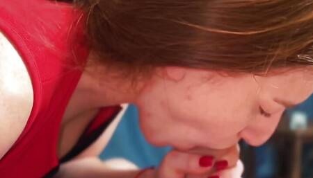 MyRedFoxGirl got into the neighbour's apartment mistakenly and couldn't stop her lust