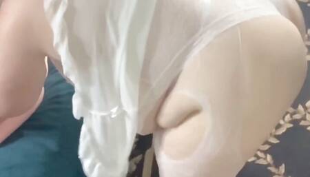 Sex Doll Threesome With Big Ass BBW MILF With Cum On Pussy