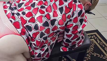 Mature PAWG riding dildo, big ass thick girl masturbating fat pussy with BBC sex toy