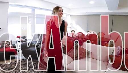 19yo action with voluptuous Lindsey Lane and Lindsey from BBC Surprise