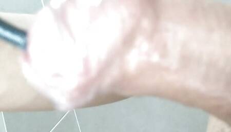 Second time playing with urethra sounding two, cum leaking with precum
