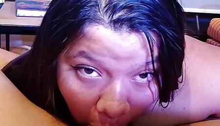 Help me Practice a Throat Blowjob for my Husband