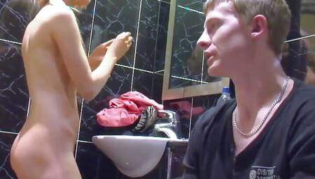 Skinny Blonde Girlfriend Brooke Logan
