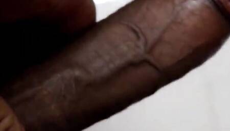 Boy Masturbating his Big Cock at home