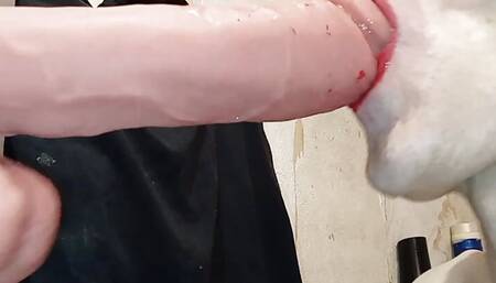 Sucking Off Dildo xxl