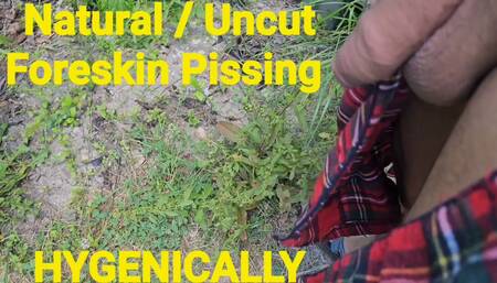 WS Natural Uncut Foreskin Pissing Cleanlinesss