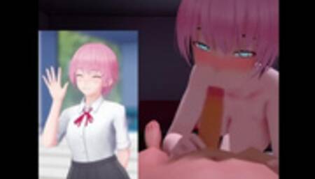 Ichika Nakano Passonate BlowJob