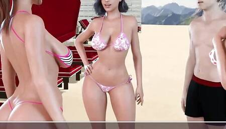 Laura secrets: hot girls wearing sexy slutty bikini on the beach - Episode 31