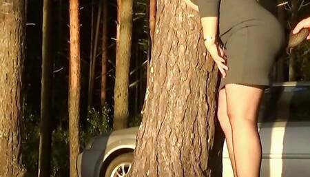 Anal fuck secretary in forest - Part 1