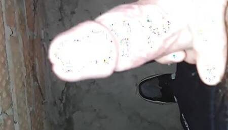 cumshot abandoned on the floor sorry kitty