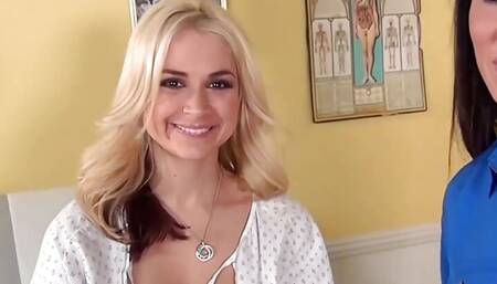 Doctor's visit leads to some double deep throating