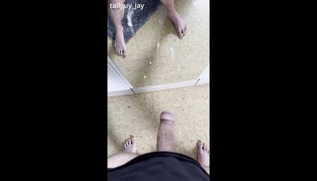 tall skinny twink another mirror cumshot  tallguy_jay