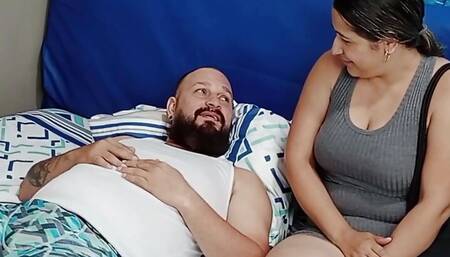 Markus, come and fuck my pussy after doing your massage - Porn in Spanish