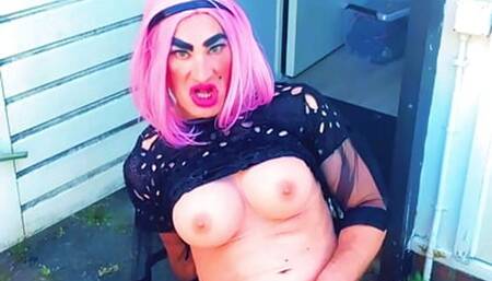 TRANNY PISS PIG SLUT BIMBO