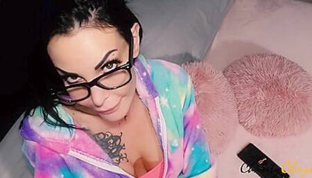 Chantychrys - Sexy Nerdy Girl Dressed As A Unicorn Loves To Suck And Get Cum On Her G P1
