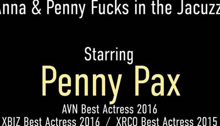 Engaging Penny Pax and Anna De Ville - pool video - Penny Pax Live