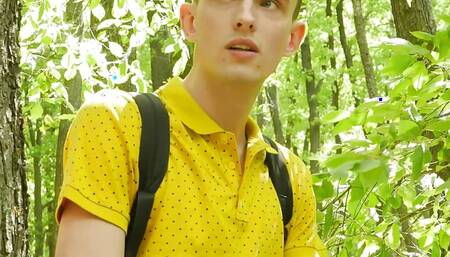 Gay Twinks Bareback Fuck After Outdoor Blowjob
