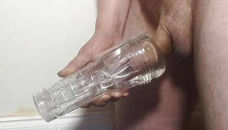 watch me cum in a see through fleshlight