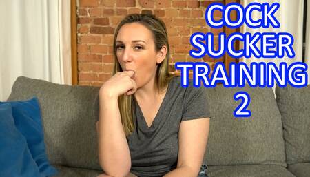 Cock Sucker Training 2 Finger Sucking JOI - Clara Dee