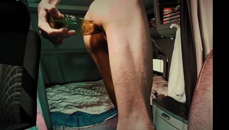Casey Donovan and toys in hole