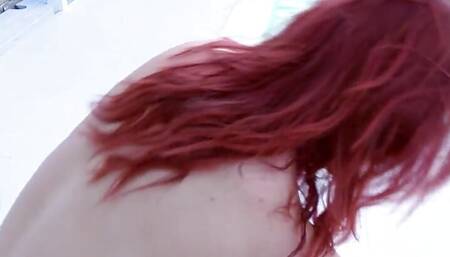 Italian Red Hair MILF Get Fucked Hard and Drink His Nice Cock Sperm