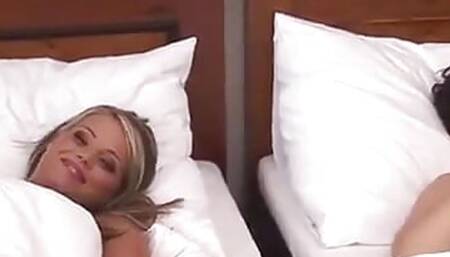 Aletta Ocean and Trisha Brill let a dude fuck them