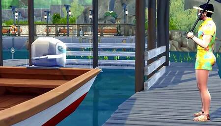 Sexy TS army officer took a Young boy home and Fucked -WickedWhims