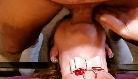 Dawn gets her mouth filled with cock