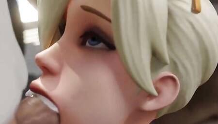 Mercy Getting A Big Throatpie