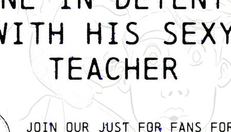 Erotic Audio MFM: Alone in detention with his sexy teacher