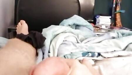 Close up cumshot of athletic twink