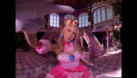 Kay Lovely as Princess Peach Fucking in XXX SUPER MARIO BROS VR Porn