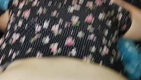 Her big ass craved my dick inside but I just fucked her cum