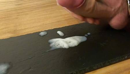 Cum Twice Ruined Orgasm on Table
