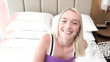 Brand new teens yr mature blonde blows a fat penis pov style Skank two