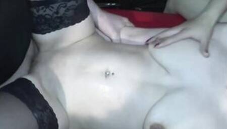 Gang Bang Party and golden Shower for the slender Teenagers into african pantyhose