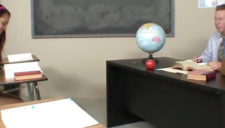 Nadia Noel gets touched by her teacher