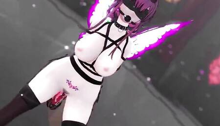 Honkai Star Rail Kafka Hentai Insect Bondage Nude Blind Dance MMD 3D Purple Wings Color Edit Smixix