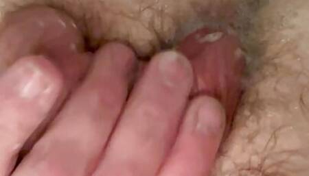 Self fucking in the bath for the first time