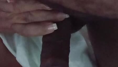 Mommy sucking black cock before leaving for work they almost found us